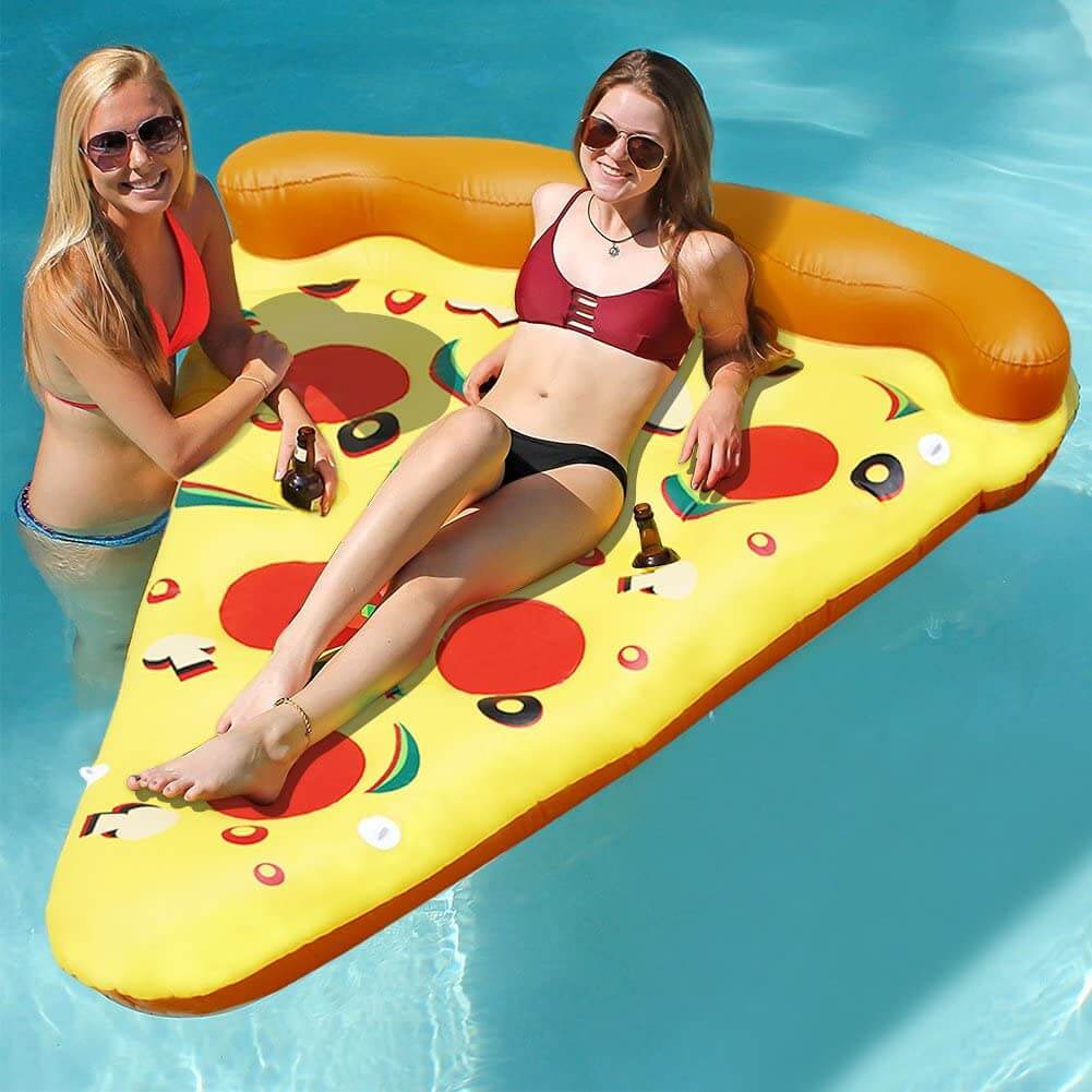 Pizza water hammock float