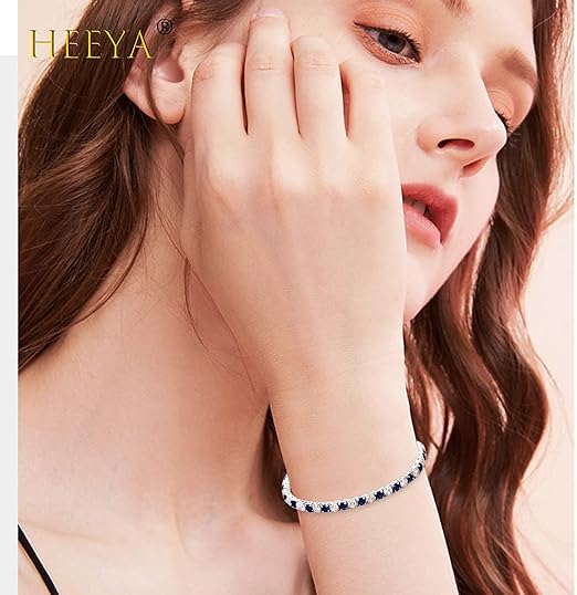 HEEYA Bracelet for Womens Sterling Silver Plated