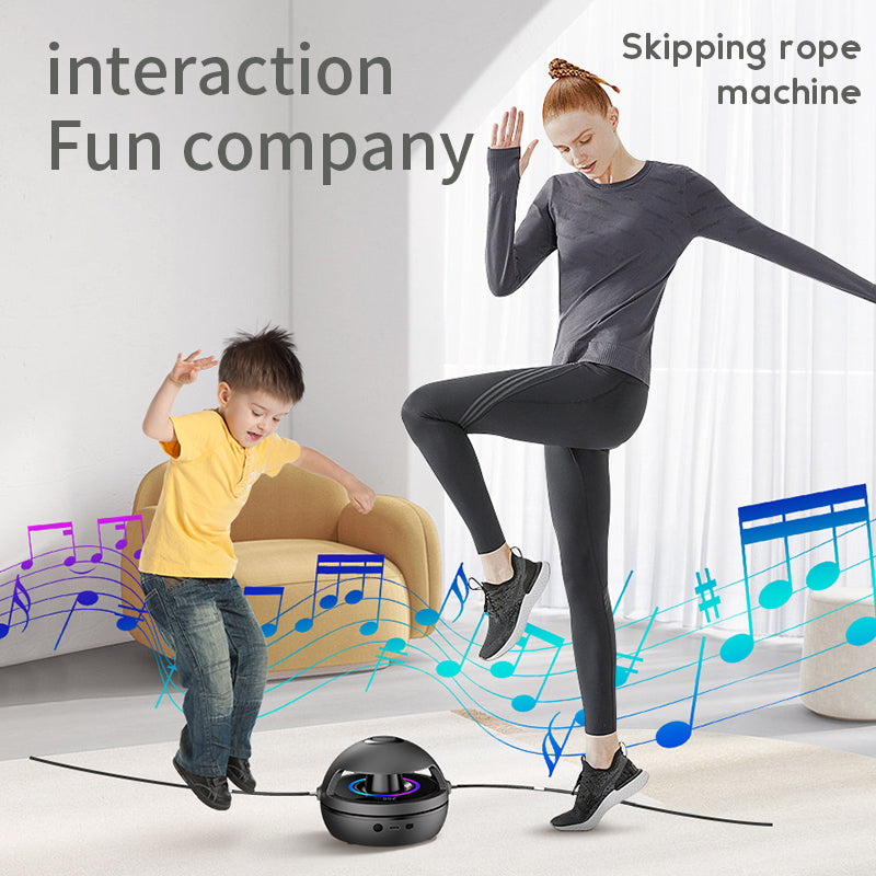 Smart rope skipping machine with lights