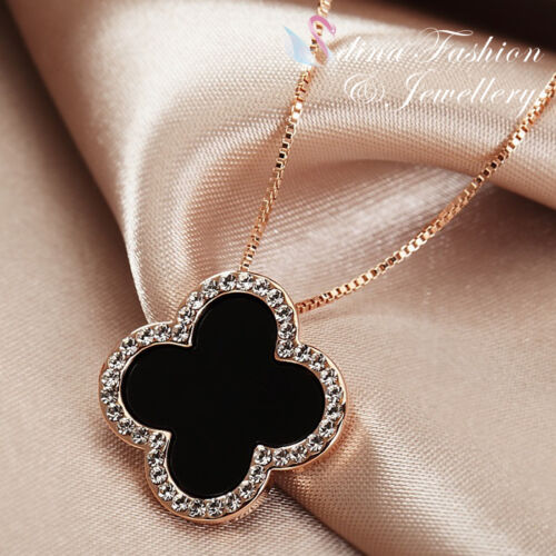 Luxury Clover Necklace Gift for Her Mum Wife Girlfriend